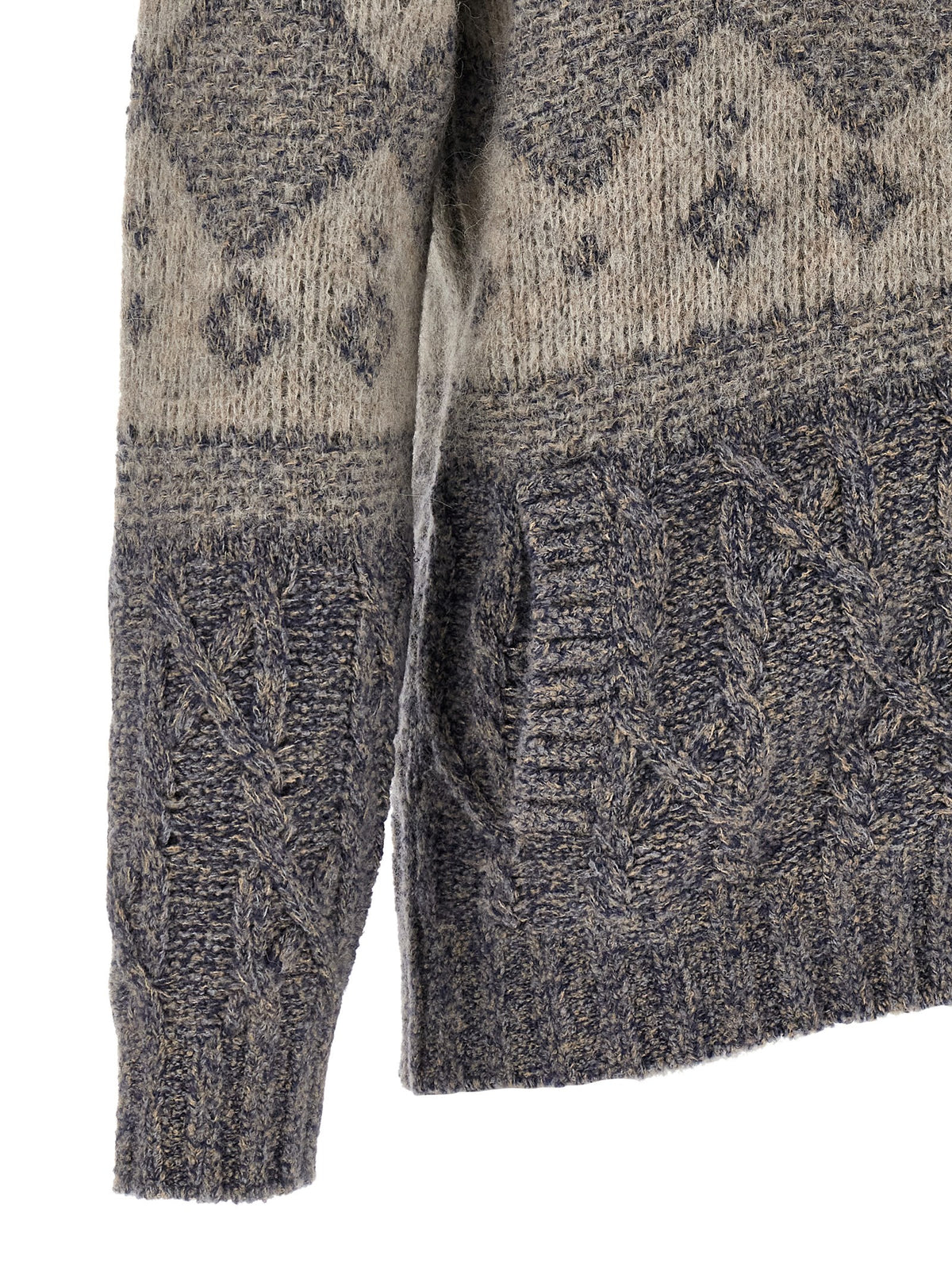 Brunello Cucinelli Gray Virgin Wool Men's Cardigan