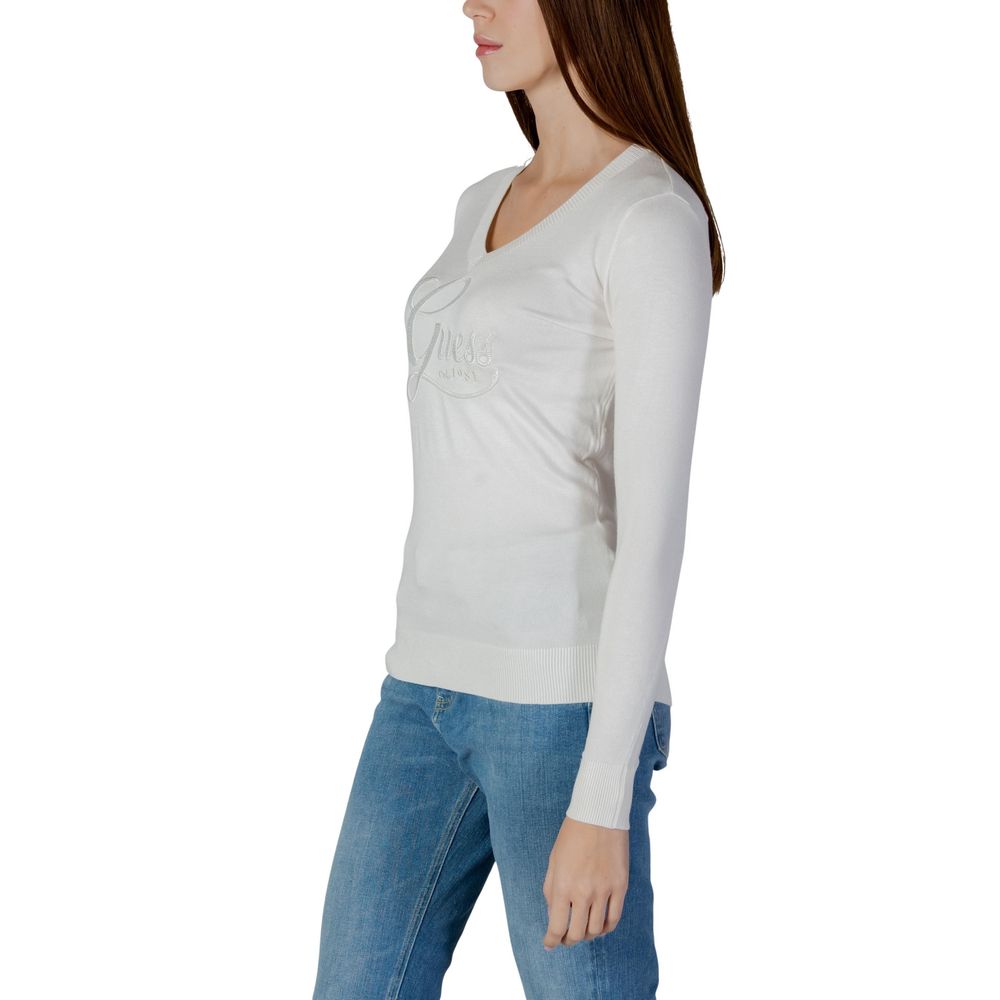 Guess Cream Viscose Women's Sweatshirt