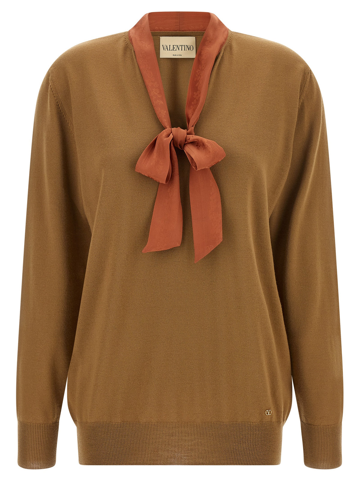 Valentino Garavani Brown Cashmere Women's Cardigan
