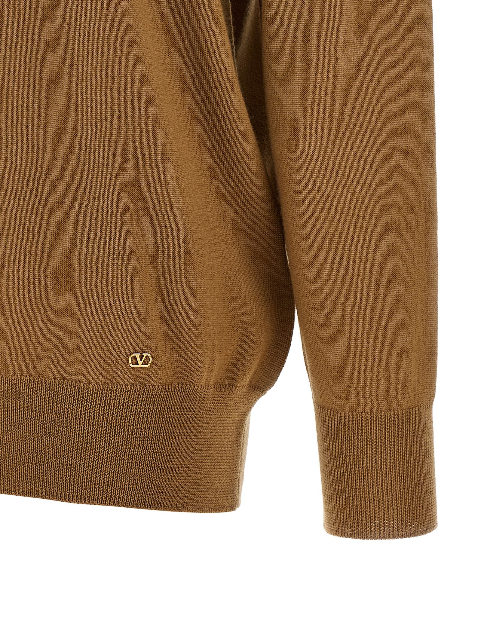 Valentino Garavani Brown Cashmere Women's Cardigan