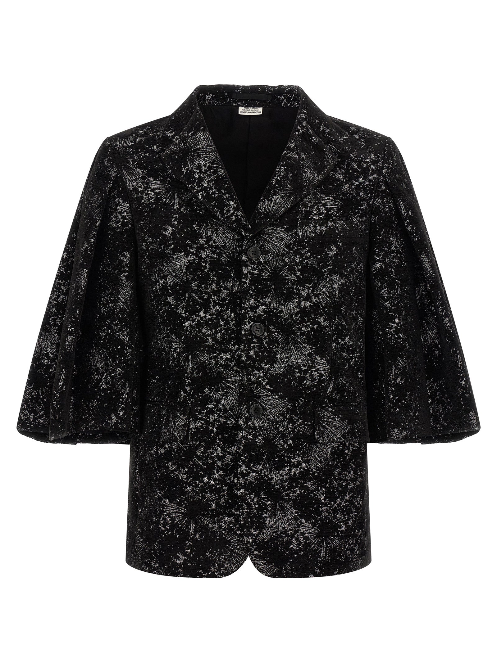 Comme Des Garçons Black Polyester Men's Blazer