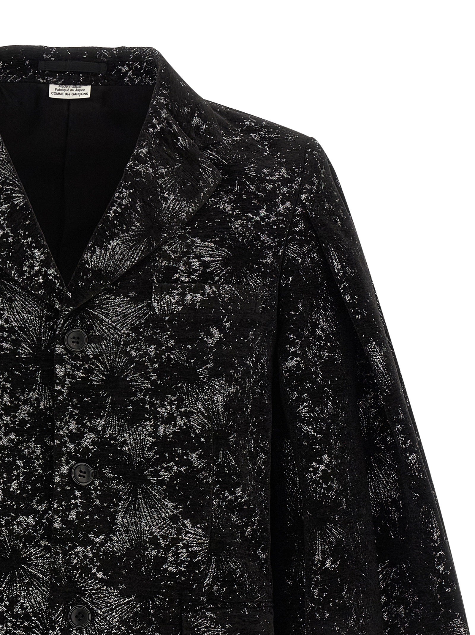 Comme Des Garçons Black Polyester Men's Blazer