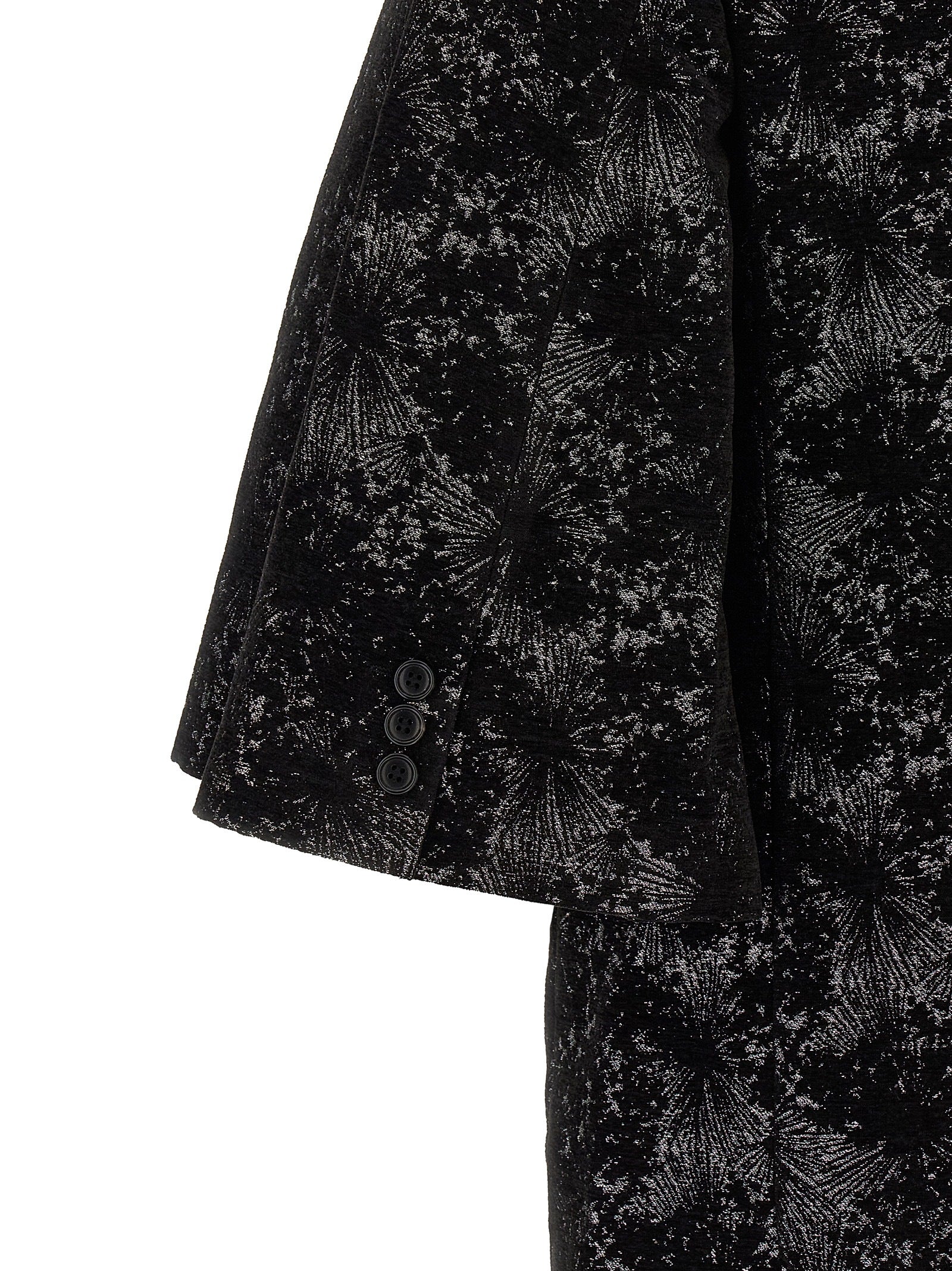 Comme Des Garçons Black Polyester Men's Blazer