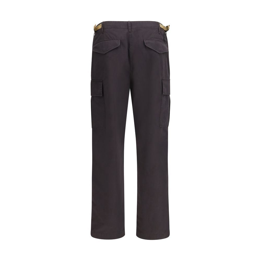 Burberry Brown Cotton Cargo Men's Pants
