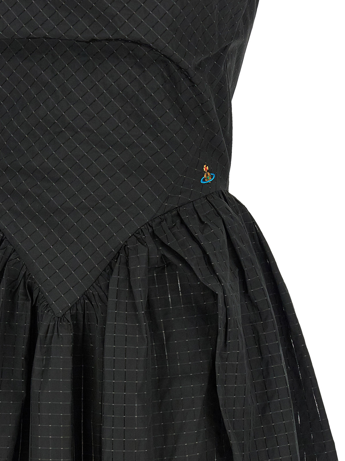 Vivienne Westwood Black Polyester Midi Women's Dress