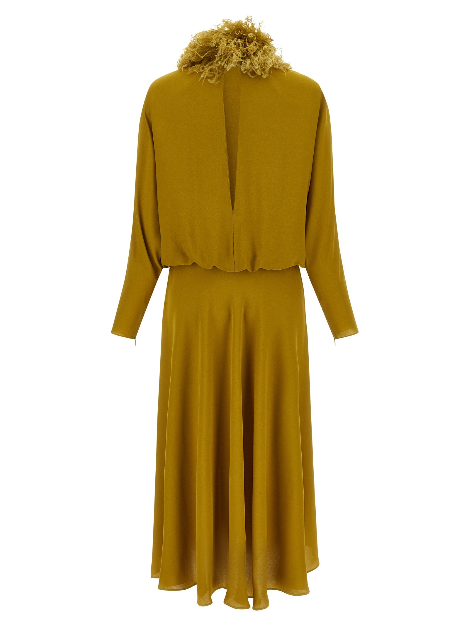 Valentino Garavani Bicolor Silk Midi Women's Dress