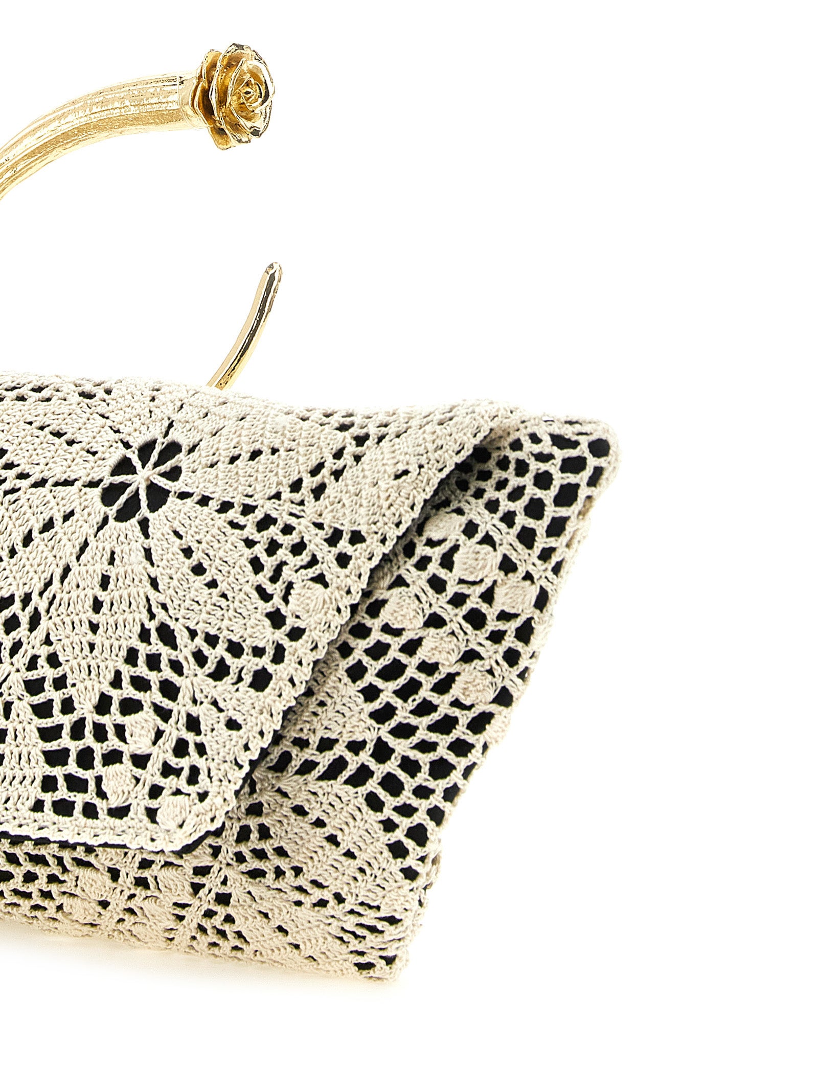Magda Butrym Bicolor Silk Clutch Women's Bag
