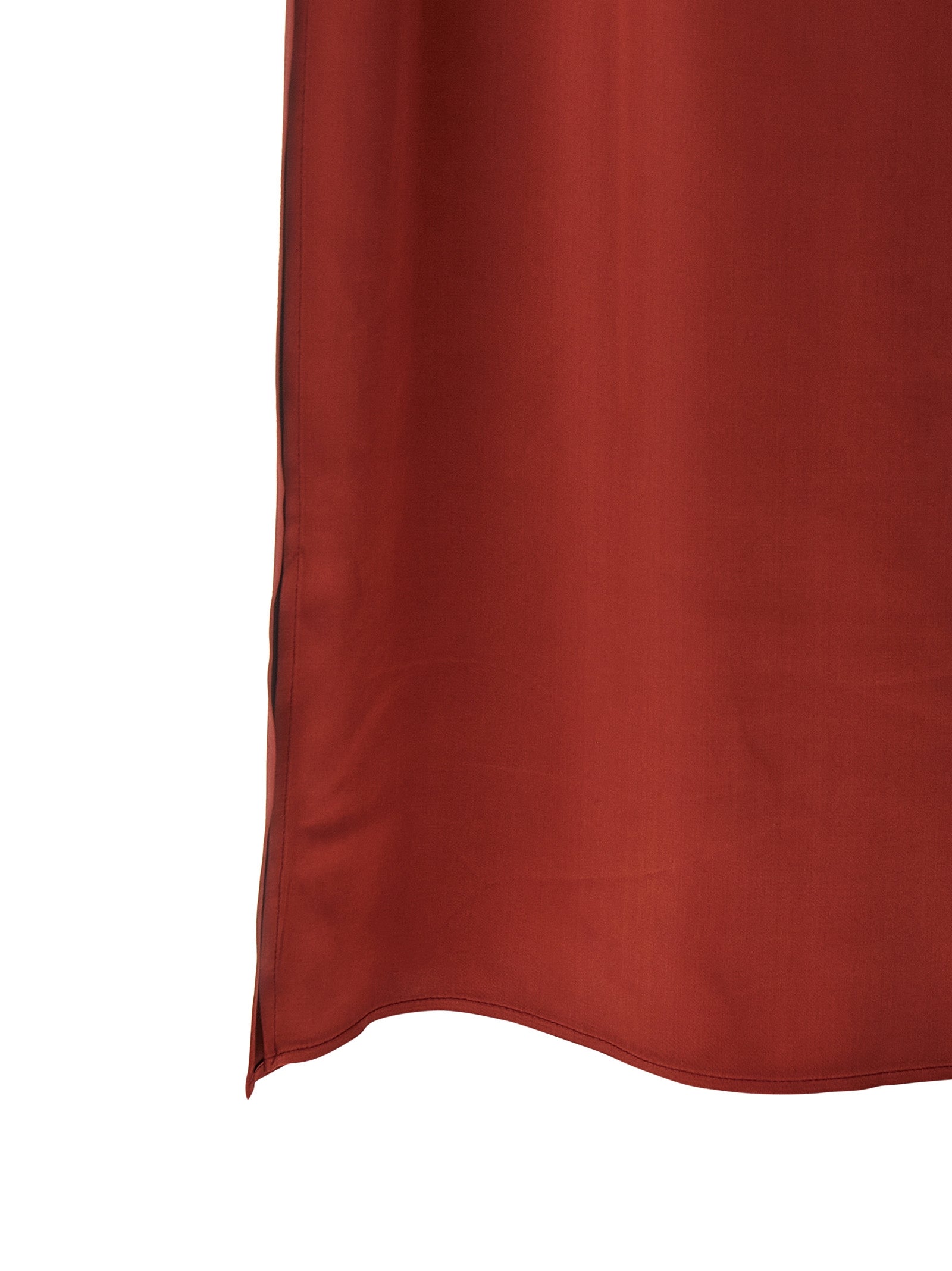 Peserico Red Viscose Long Women's Dress