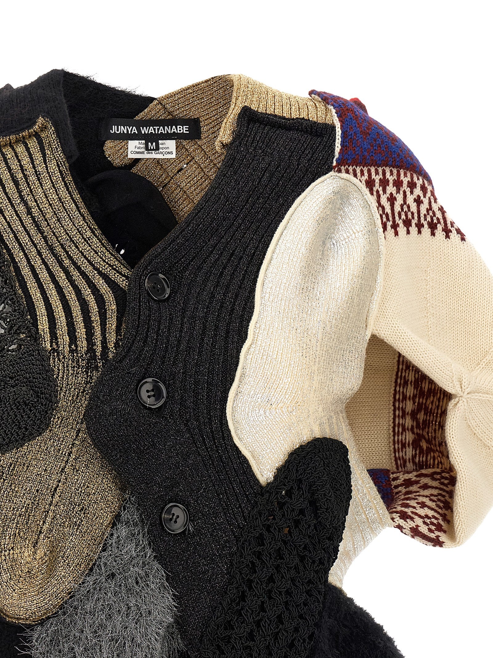 Junya Watanabe Multicolor Wool Women's Cardigan