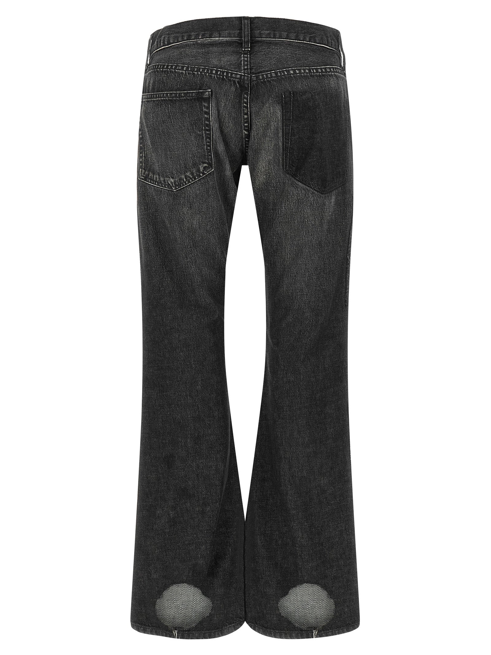 Junya Watanabe Black Cotton Flared Women's Jeans