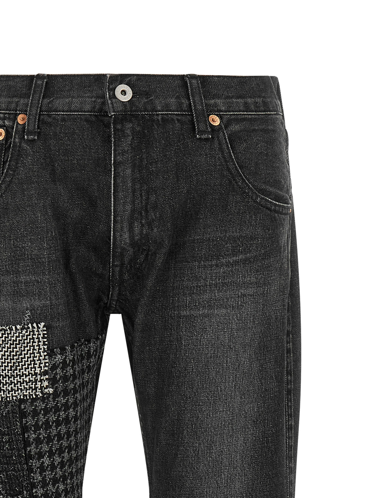 Junya Watanabe Black Cotton Flared Women's Jeans