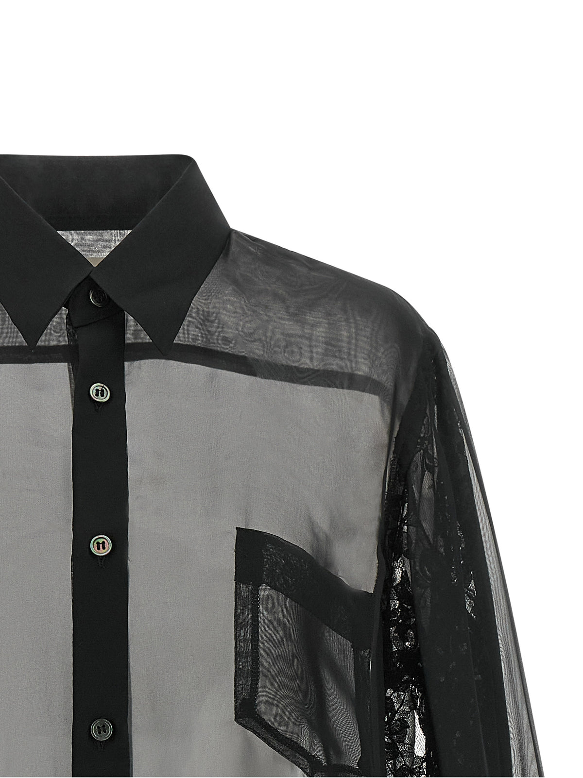 Comme Des Garçons Black Polyester Women's Blouse
