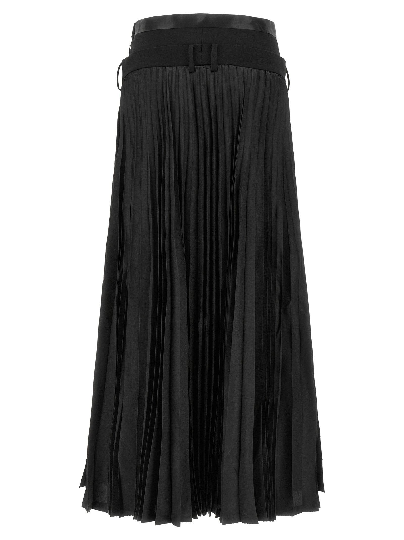 Junya Watanabe Black Wool Casual Women's Pants