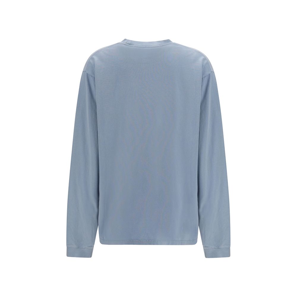 Alexander Wang Blue Cotton Long Sleeve Women's T-Shirt