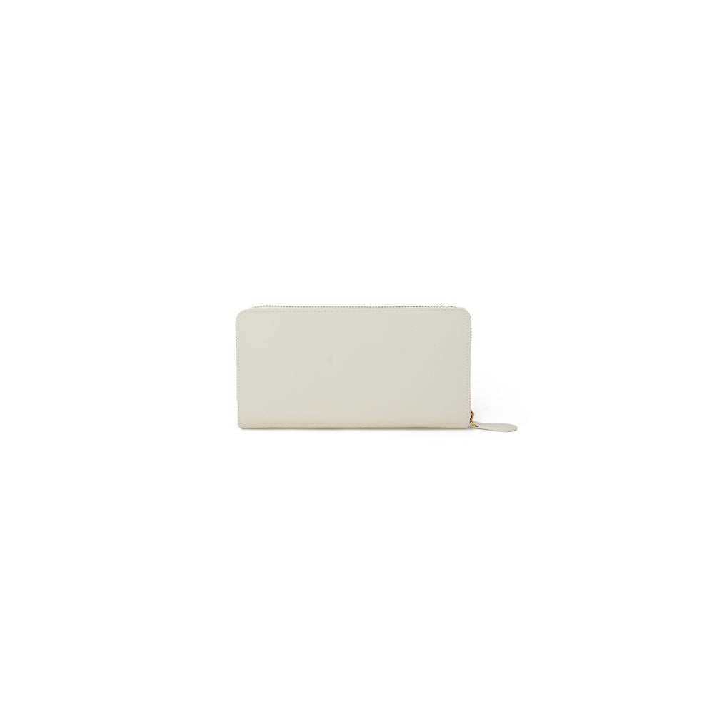 PINKO Cream Leather Women's Wallet
