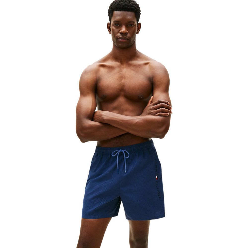 Tommy Hilfiger Blue Recycled Polyester Swim Men's Shorts