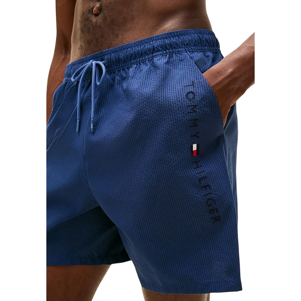 Tommy Hilfiger Blue Recycled Polyester Swim Men's Shorts