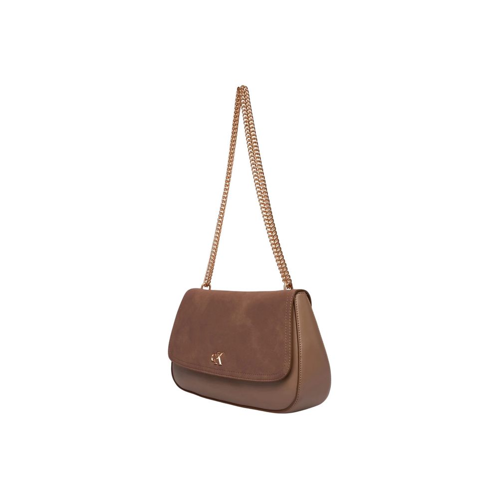 Calvin Klein Beige Polyethylene Women's Handbag