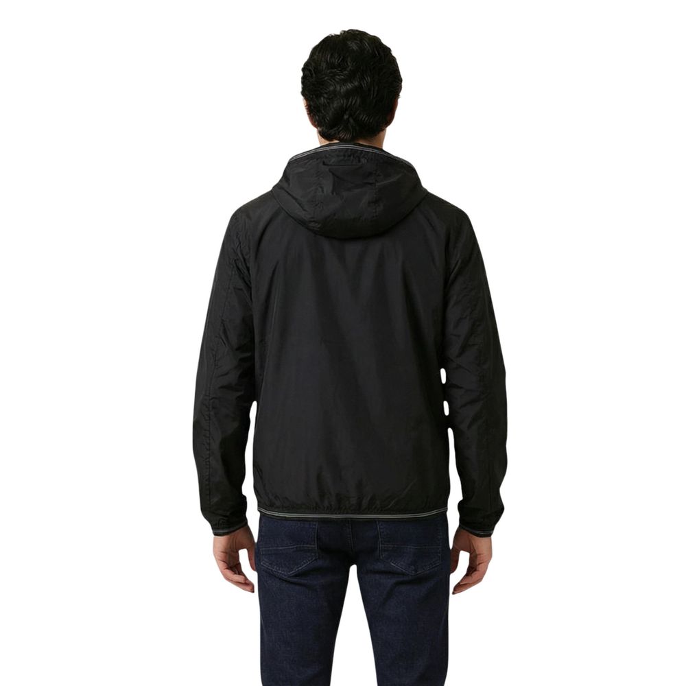 Blauer Black Polyamide Shell Men's Jacket