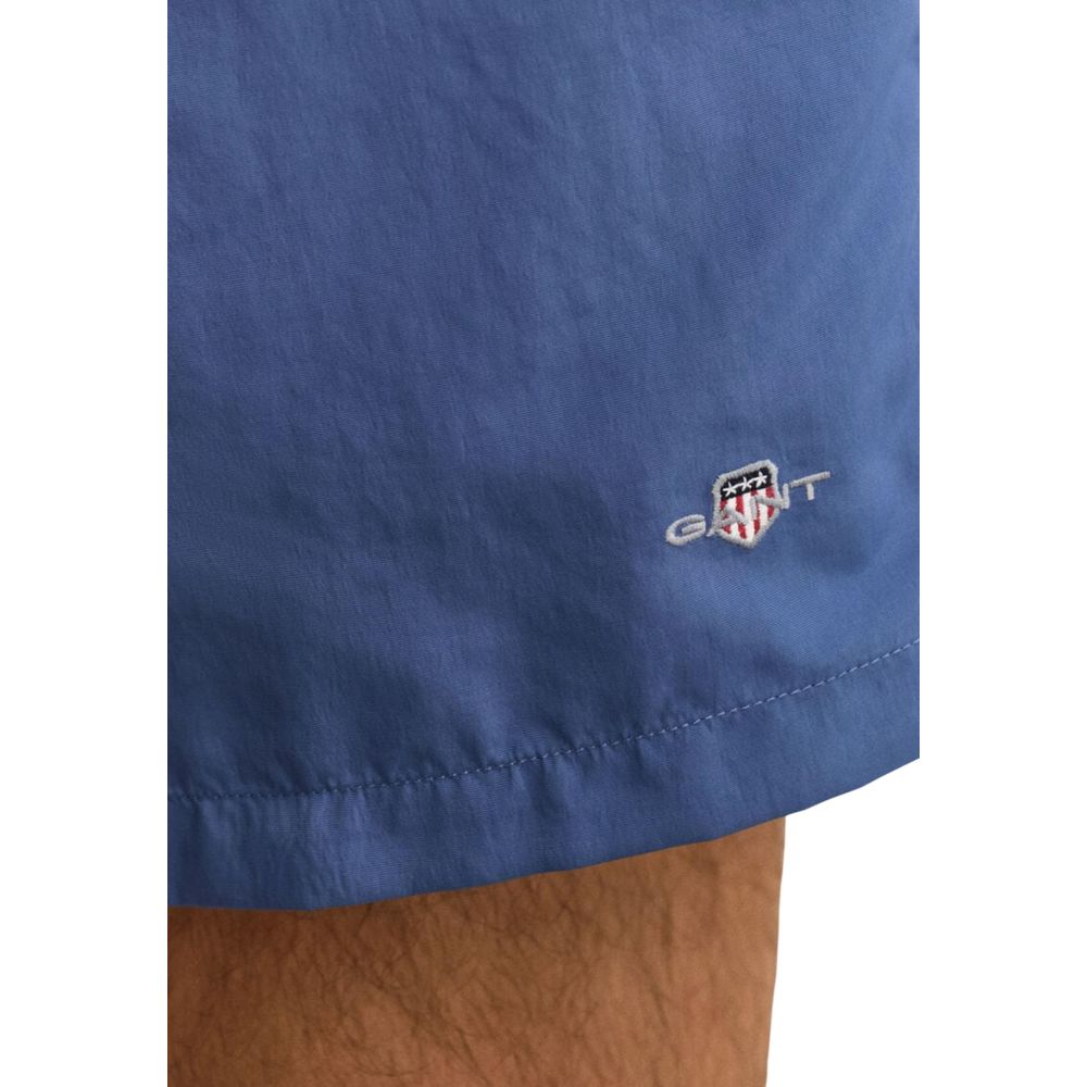 Gant Blue Recycled Polyamide Swim Men's Shorts