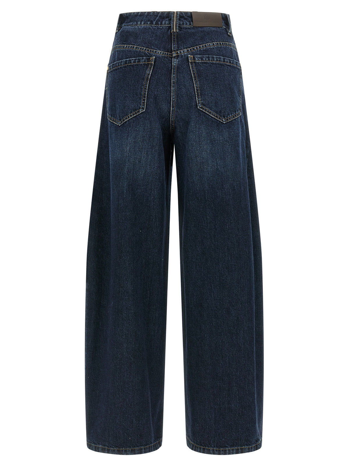 Brunello Cucinelli Blue Cotton Jeans Women's Denim