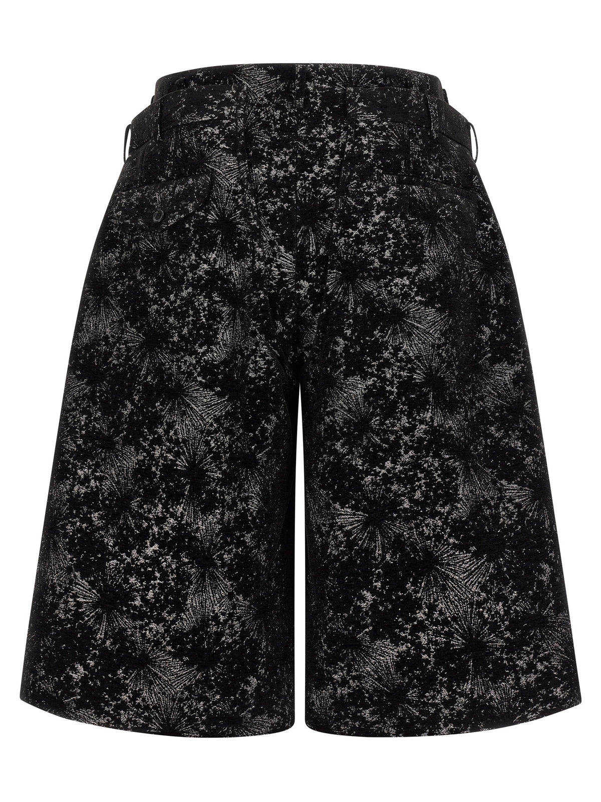 Comme Des Garçons Black Polyester Bermuda Men's Shorts