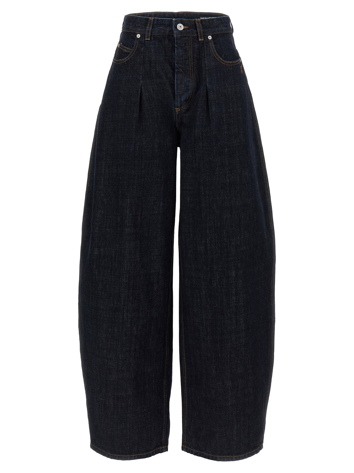 Jacquemus Blue Cotton High-Waisted Women's Jean