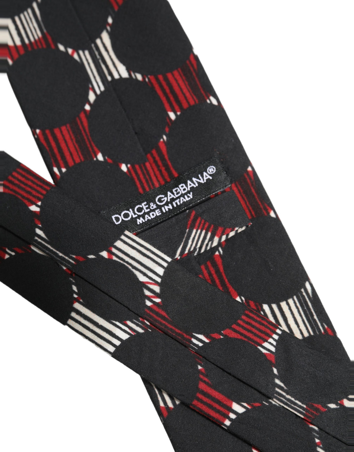 Dolce & Gabbana Multicolor Cotton Geometric Adjustable Men'sd NeckMen's Men's Tie