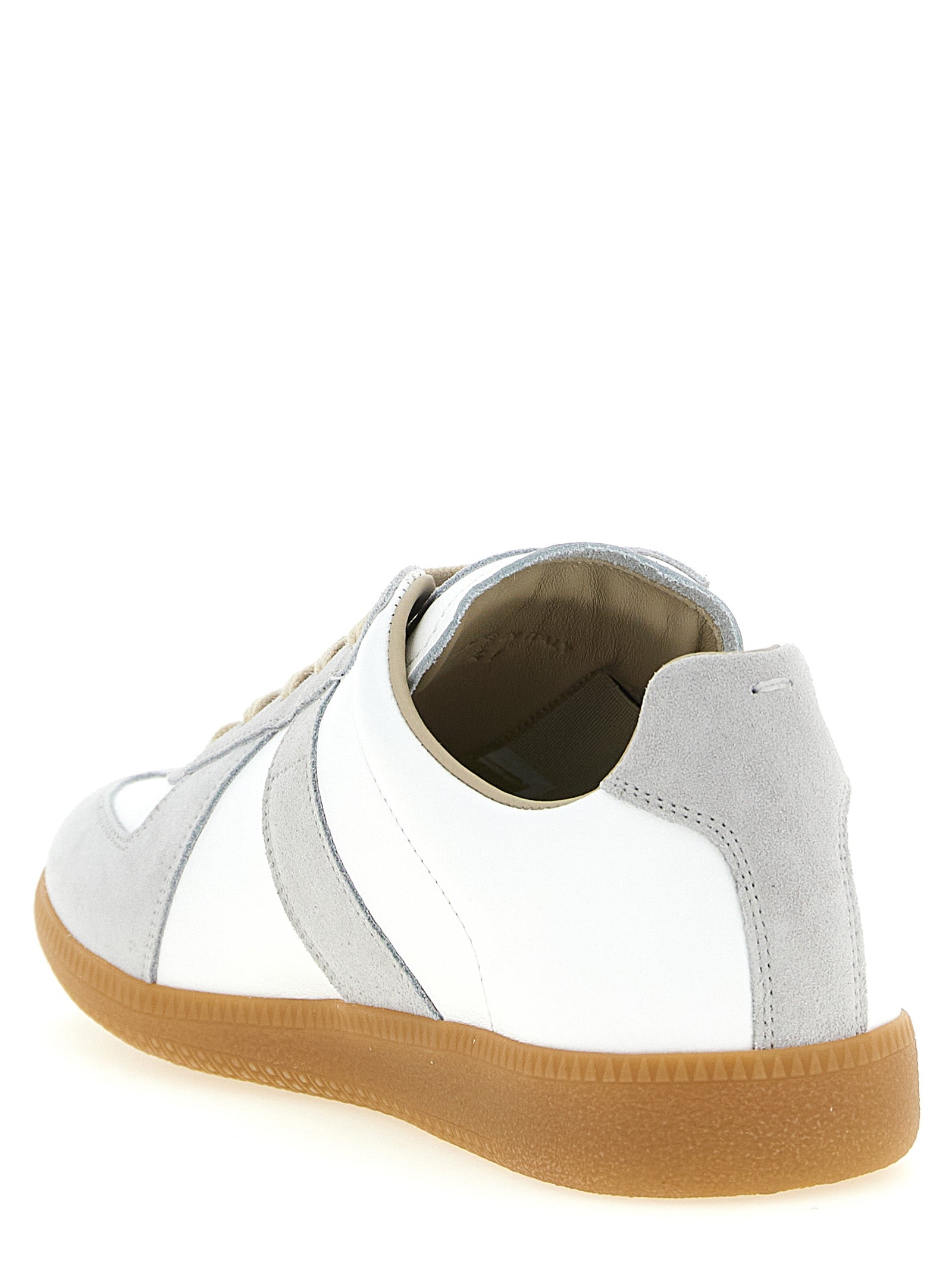 Maison Margiela White Calfskin Men's Sneakers