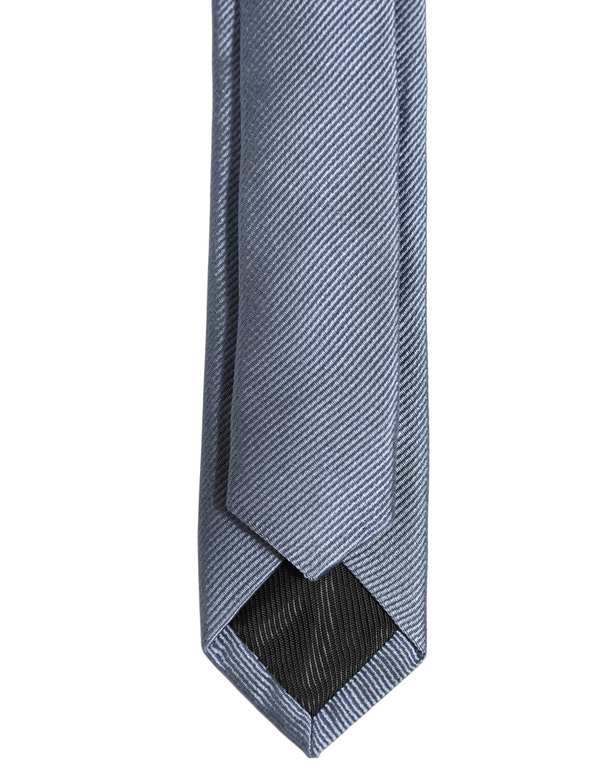 Dolce & Gabbana Men Light Blue Textured Silk Adjustable Men'sd NeckMen's Men's Tie