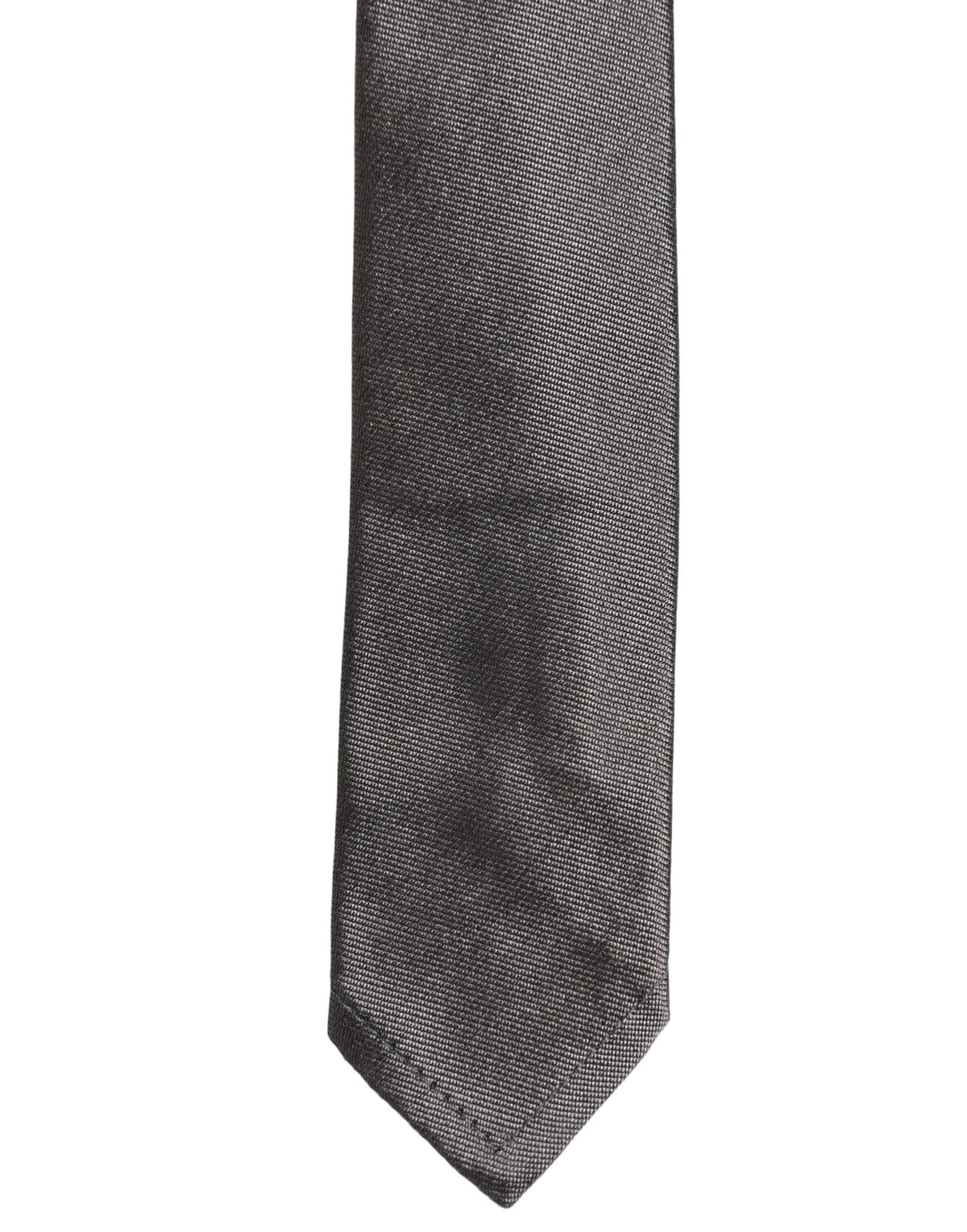 Dolce & Gabbana Black Woven 100% Silk Adjustable NeckMen's Accessory Men's Tie