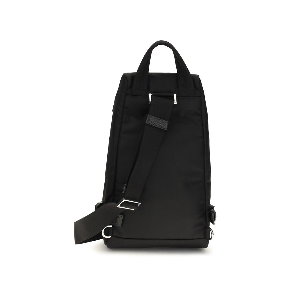 Prada Black Nylon Men's Backpack