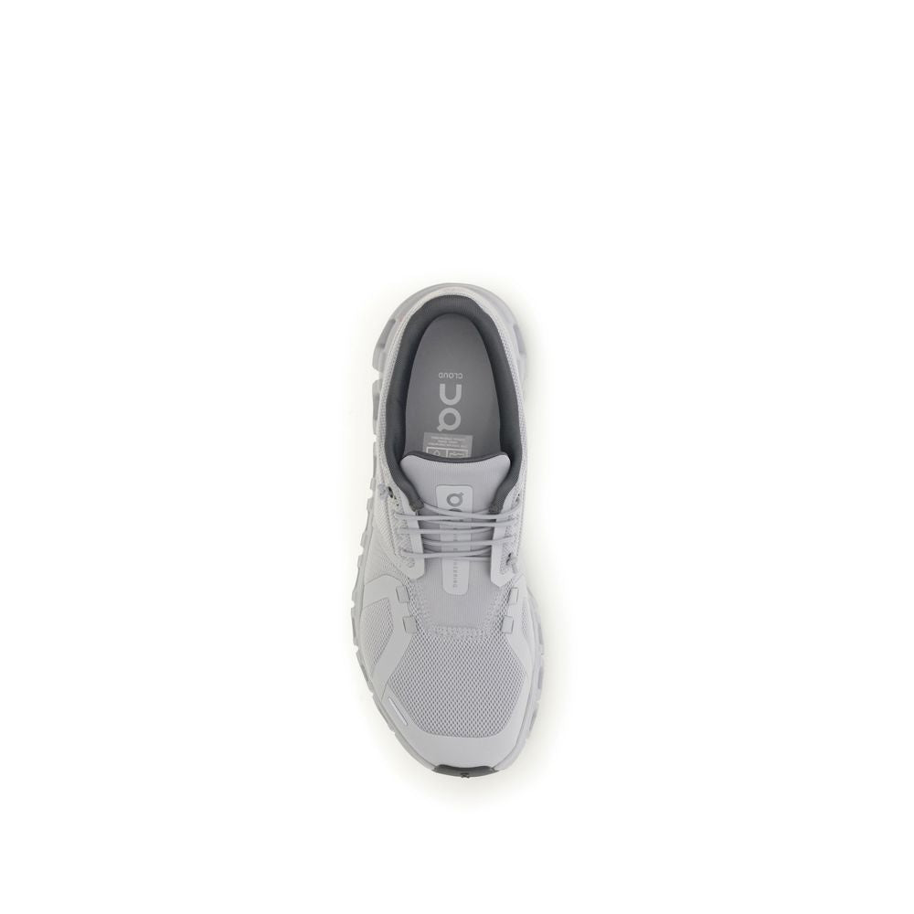 ON Gray Polyester Athletic Women's Sneakers