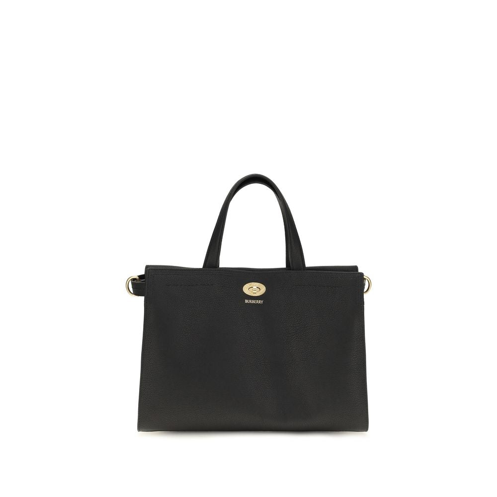 Burberry Black Cotton Women's Handbag