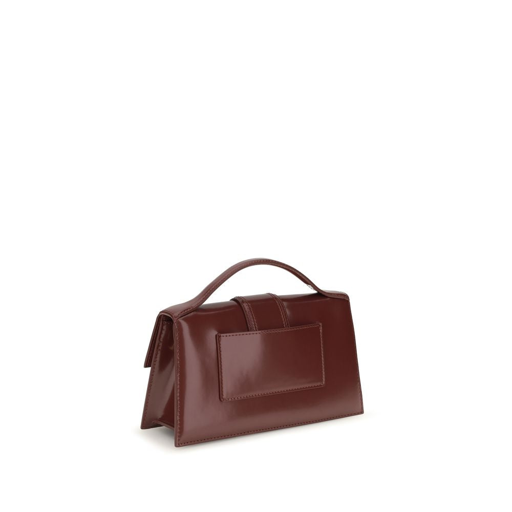 Jacquemus Bordeaux Calf Leather Bos Taurus Shoulder Women's Bag