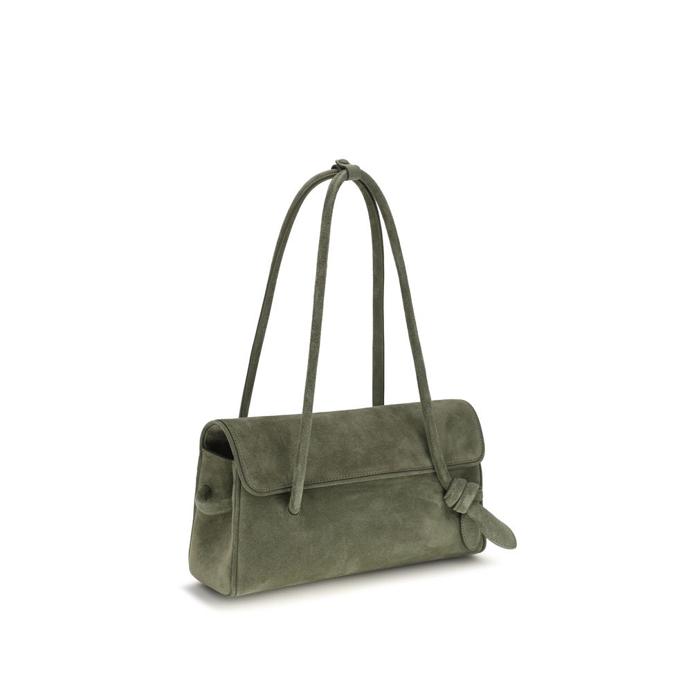 Jacquemus Bicolor Calf Leather Bos Taurus Shoulder Women's Bag