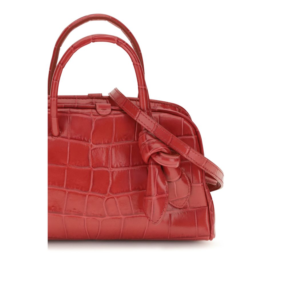 Jacquemus Red Calf Leather Bos Taurus Shoulder Women's Bag