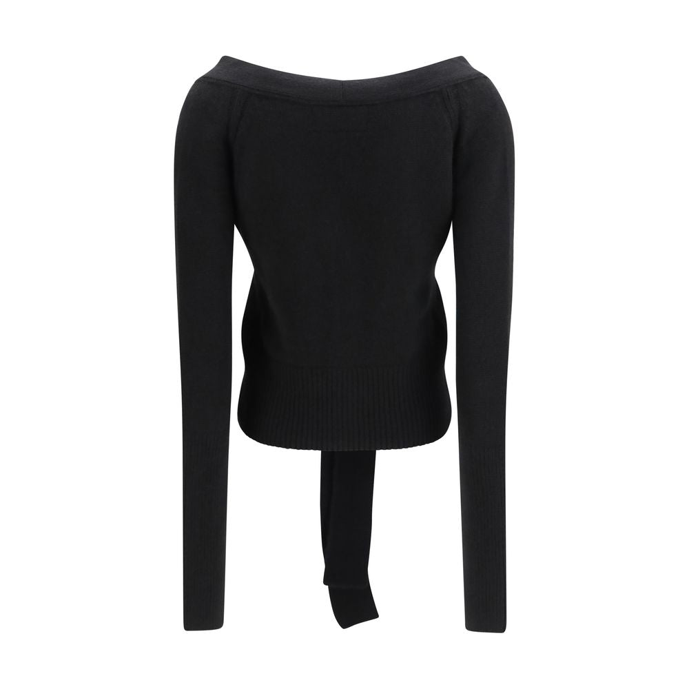 Ermanno Scervino Black Cashmere Women's Cardigan