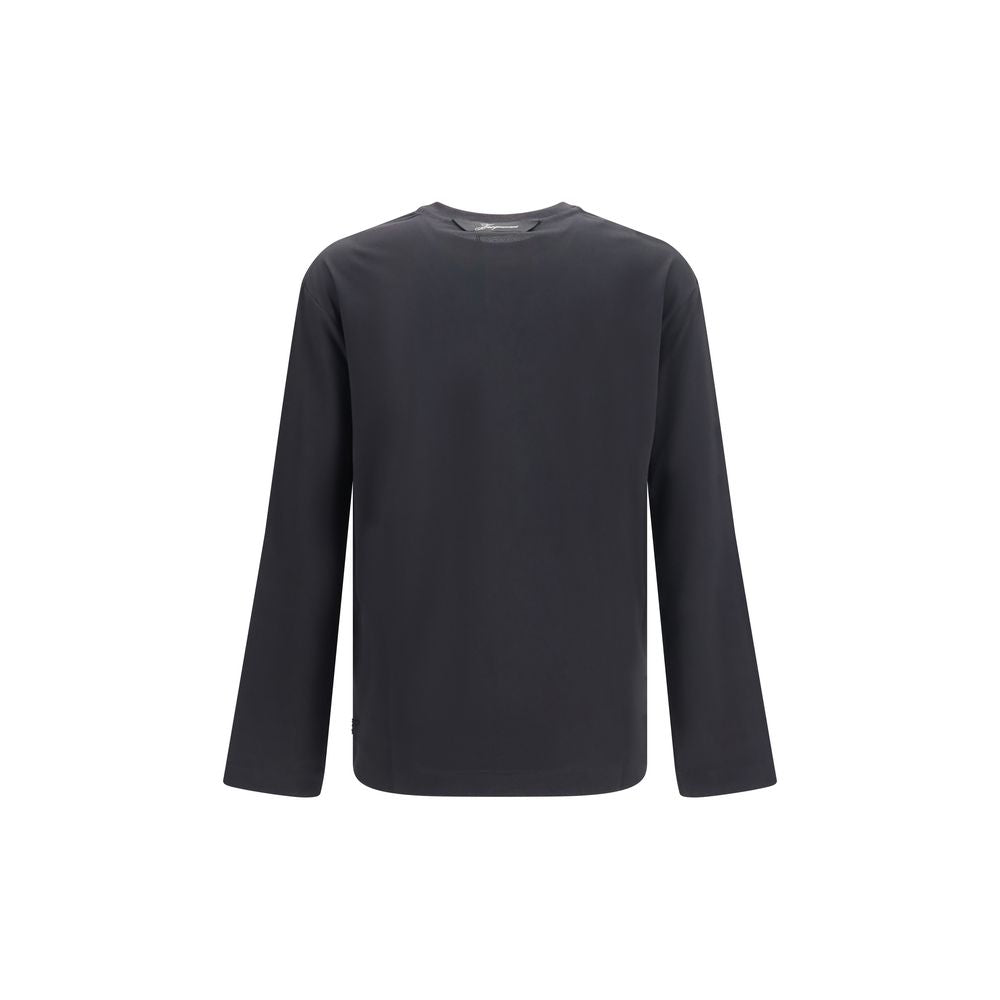 Jacquemus Black Paper Long Sleeve Men's T-Shirt