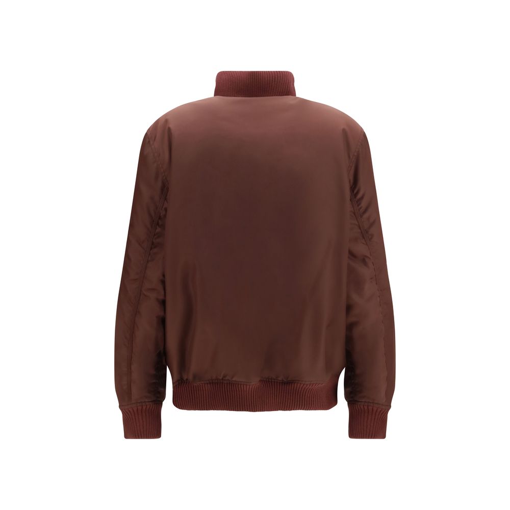 Off-White Bordeaux Nylon Women's Bomber