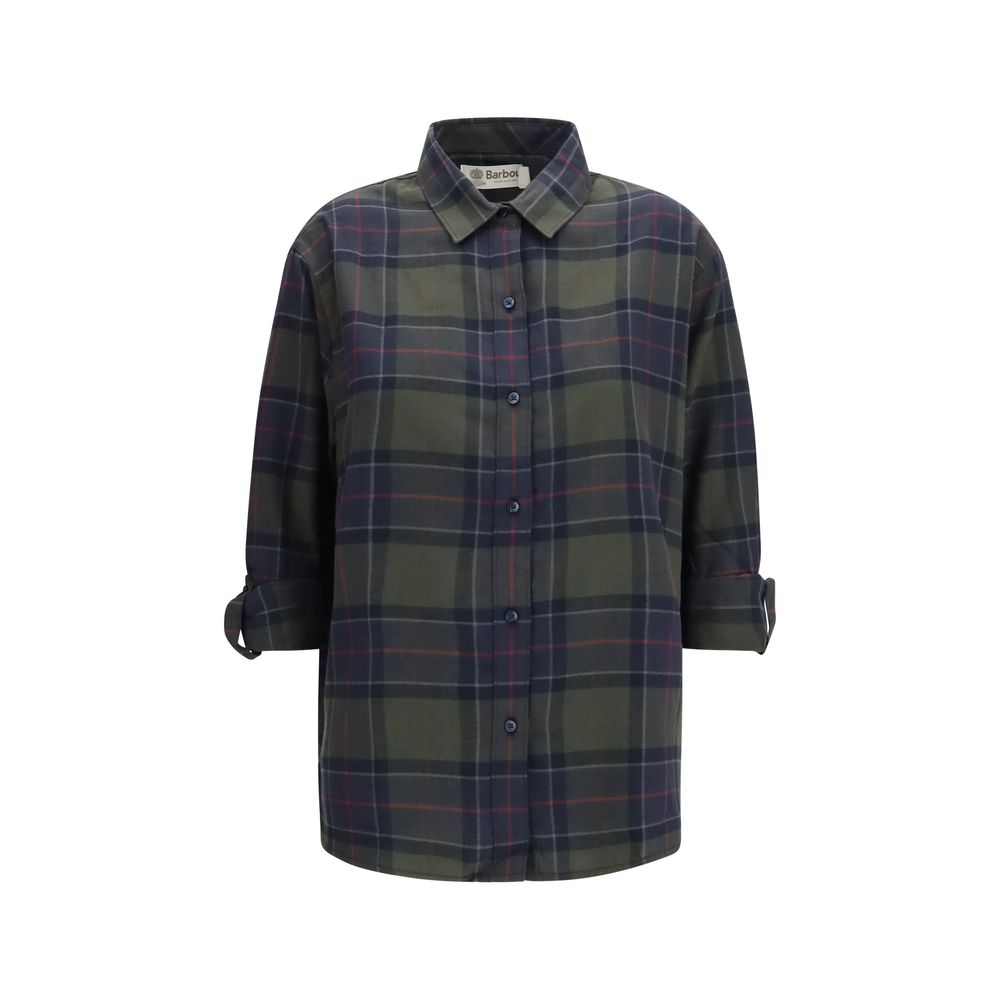 Barbour Brown Cotton Women's Shirt
