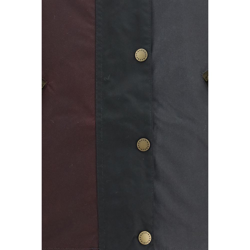 Barbour Blue Cotton Full-Length Women's Jacket