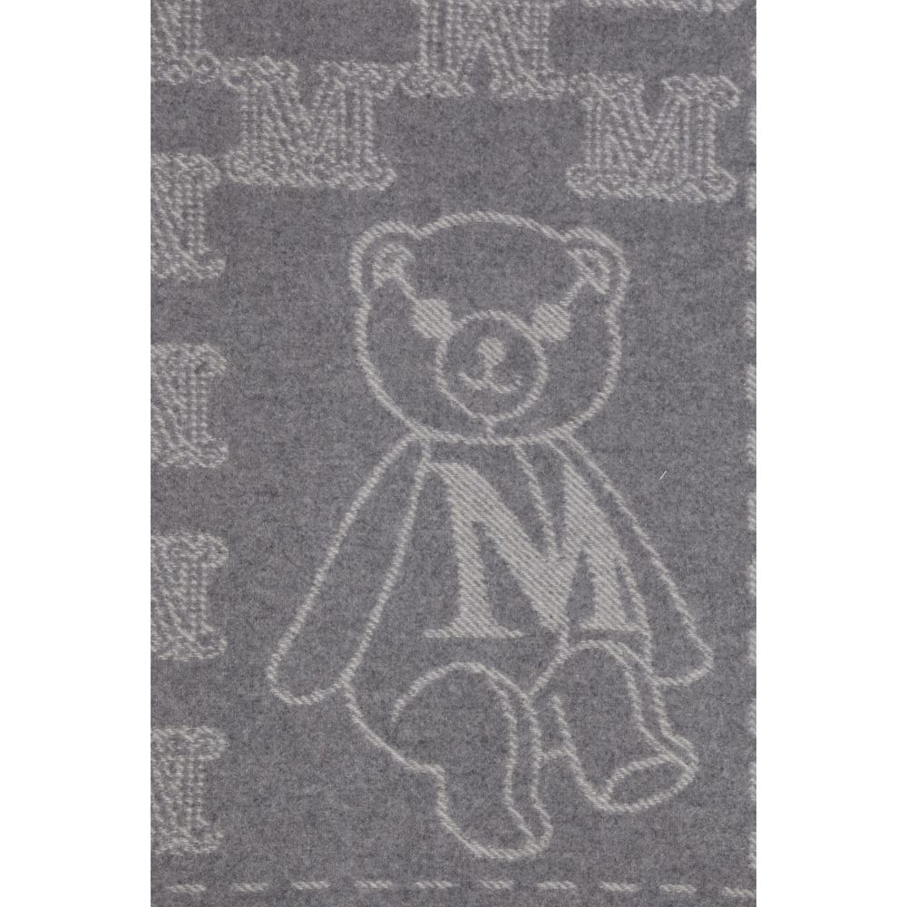 Max Mara Gray Cashmere Women's Scarf