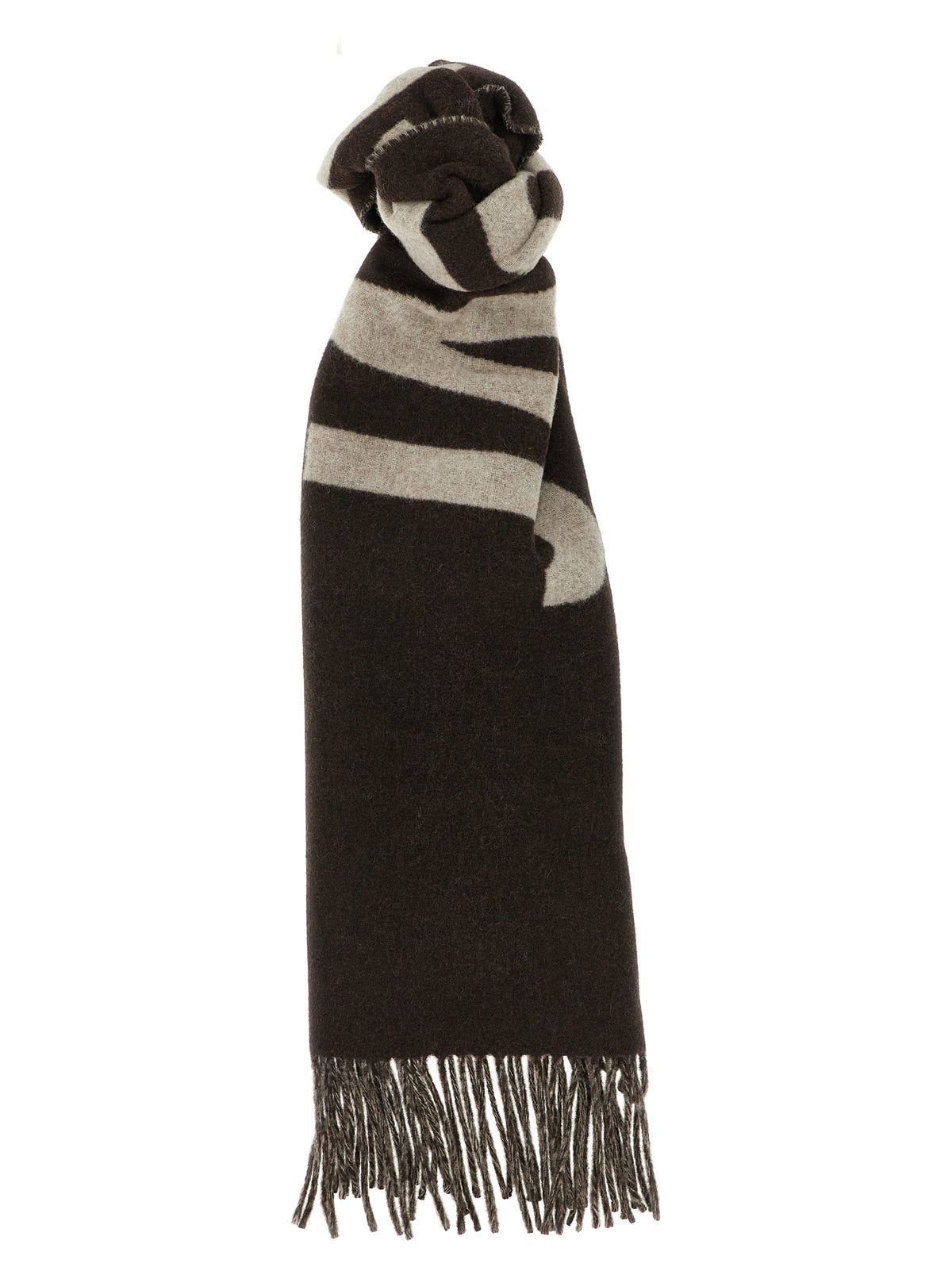 Jacquemus Brown Wool Women's Foulard