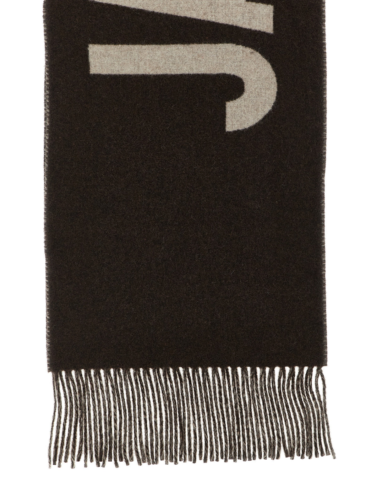 Jacquemus Brown Wool Women's Foulard