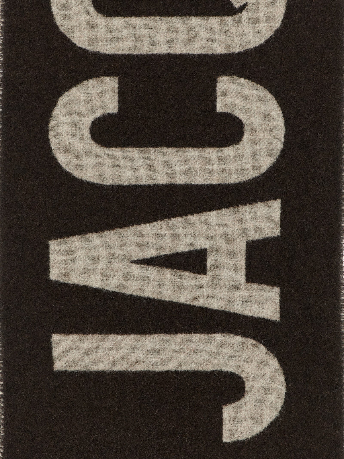 Jacquemus Brown Wool Women's Foulard