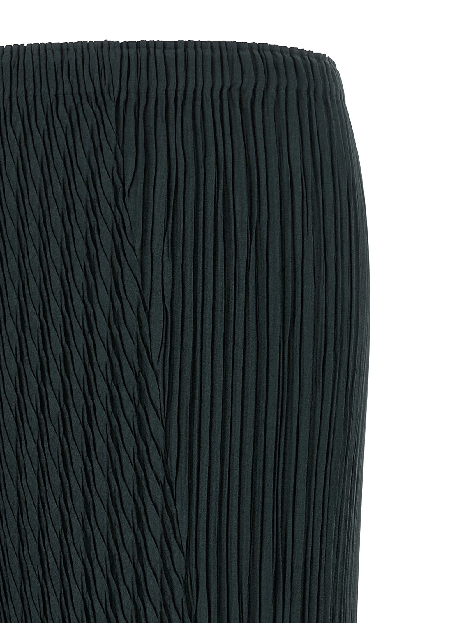 Issey Miyake Blue Polyester Midi Women's Skirt