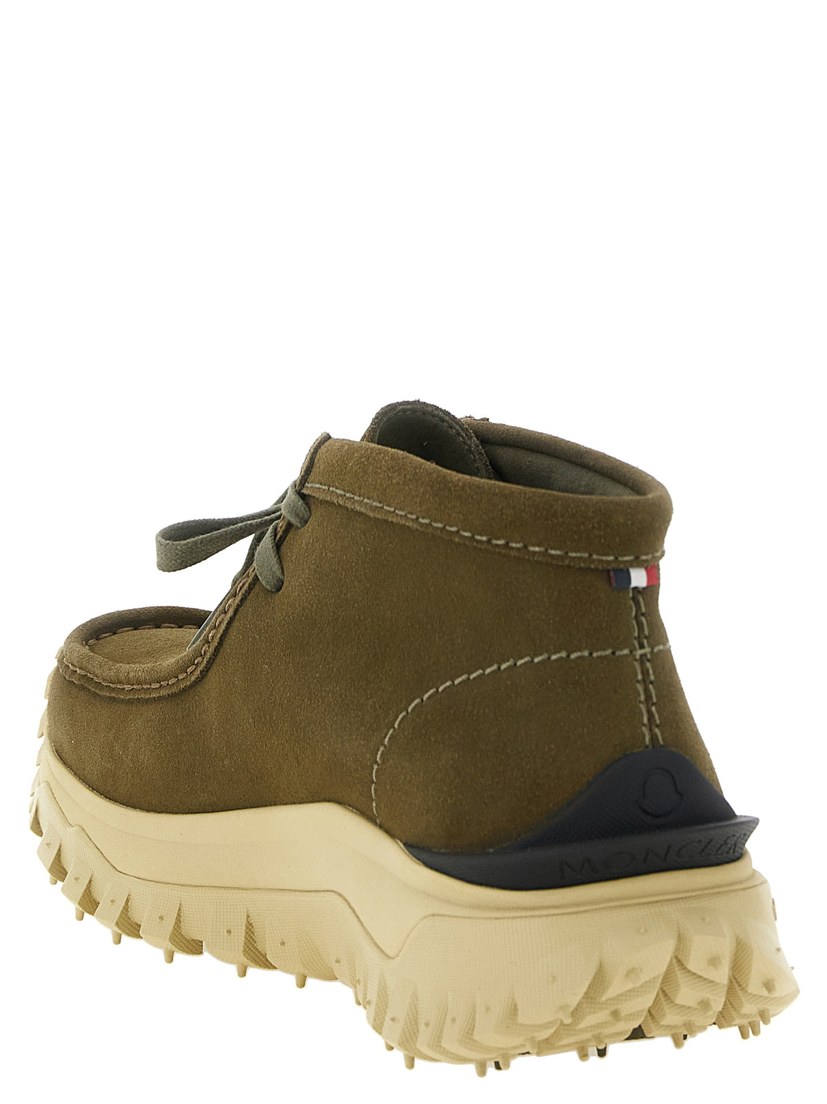 Moncler Bicolor Leather Ankle Men's Boots