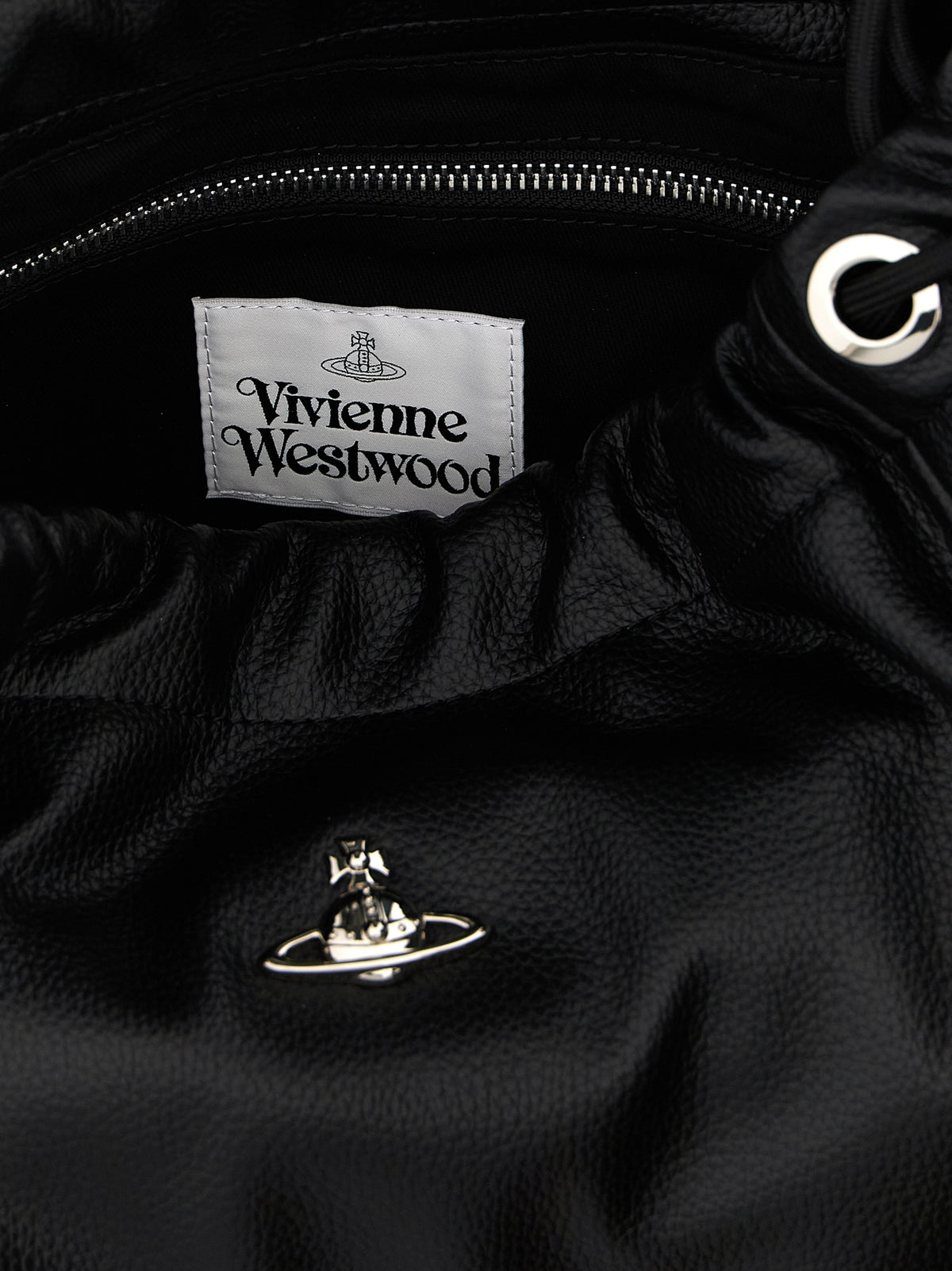 Vivienne Westwood Black Polyethylene Shoulder Women's Bag