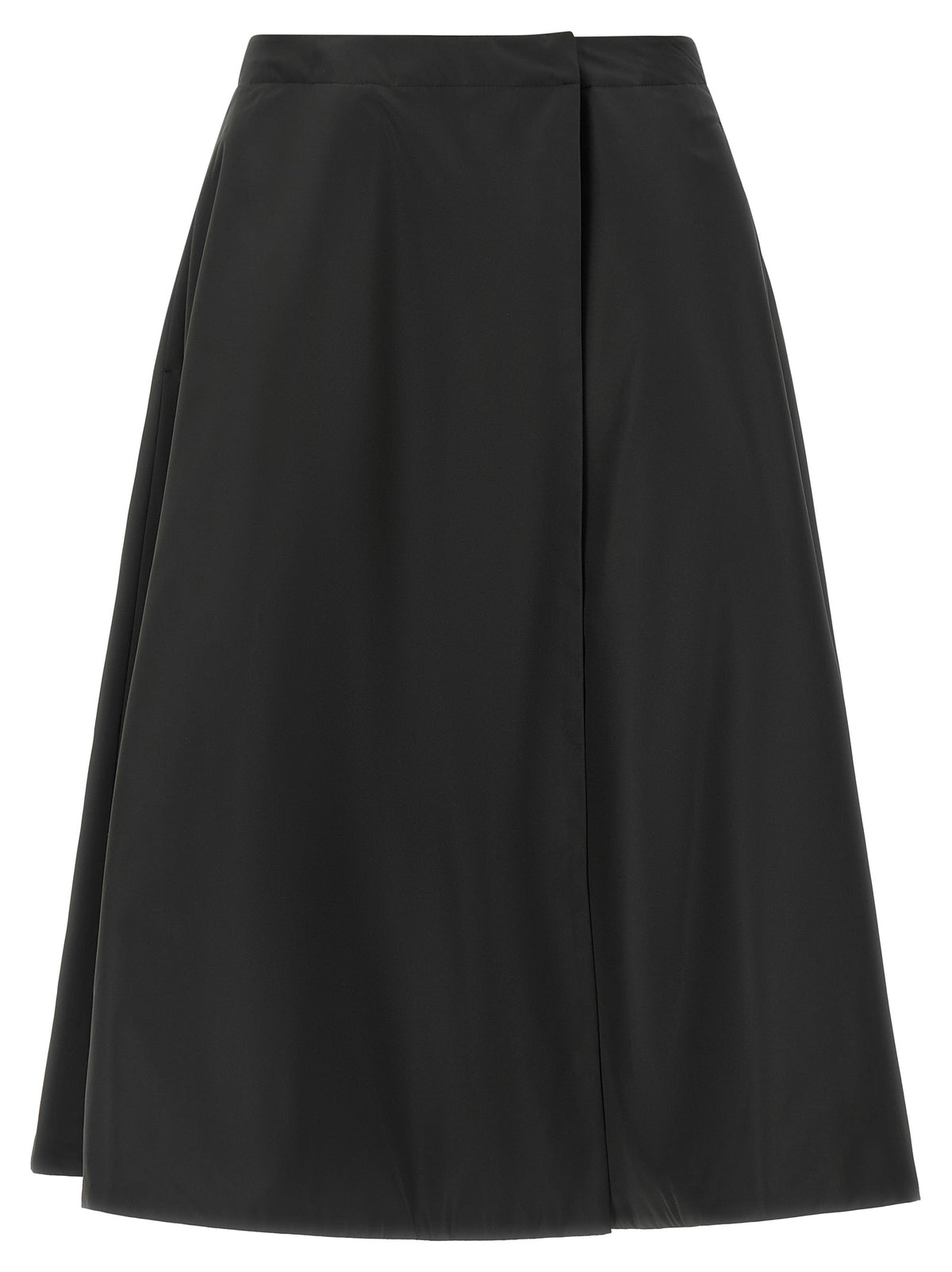 Moncler Black Polyester Midi Women's Skirt